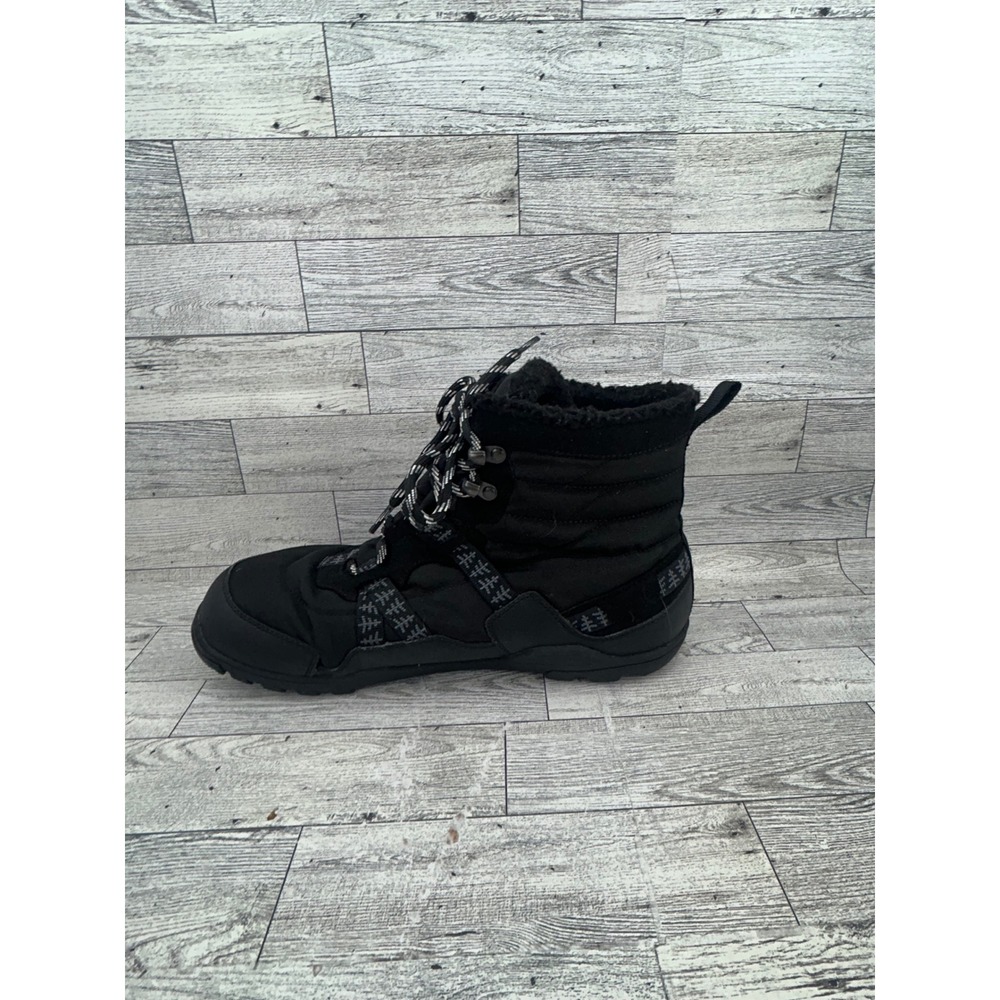 Xero Shoes Alpine Men Snow Boots Black Waterproof Minimalist Zero Drop Size 10 - Picture 6 of 16